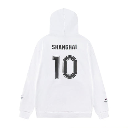 2025 Oversized Collaboration Print Hoodie | Unisex Streetwear Sweatshirt