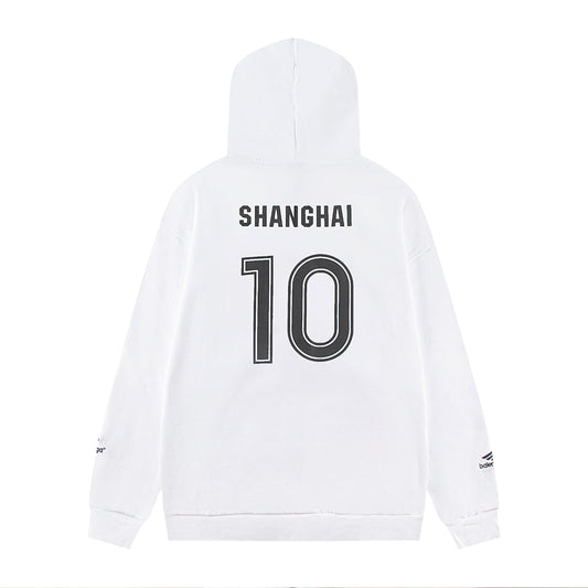 2025 Oversized Collaboration Print Hoodie | Unisex Streetwear Sweatshirt