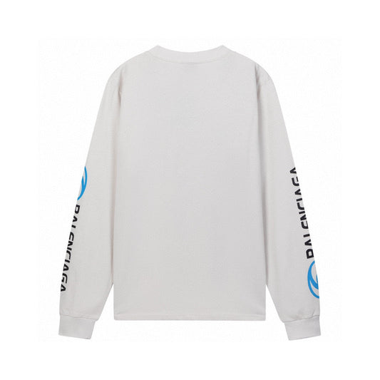 2025SS Unisex Couples Print Sweatshirt – 100% Cotton Streetwear