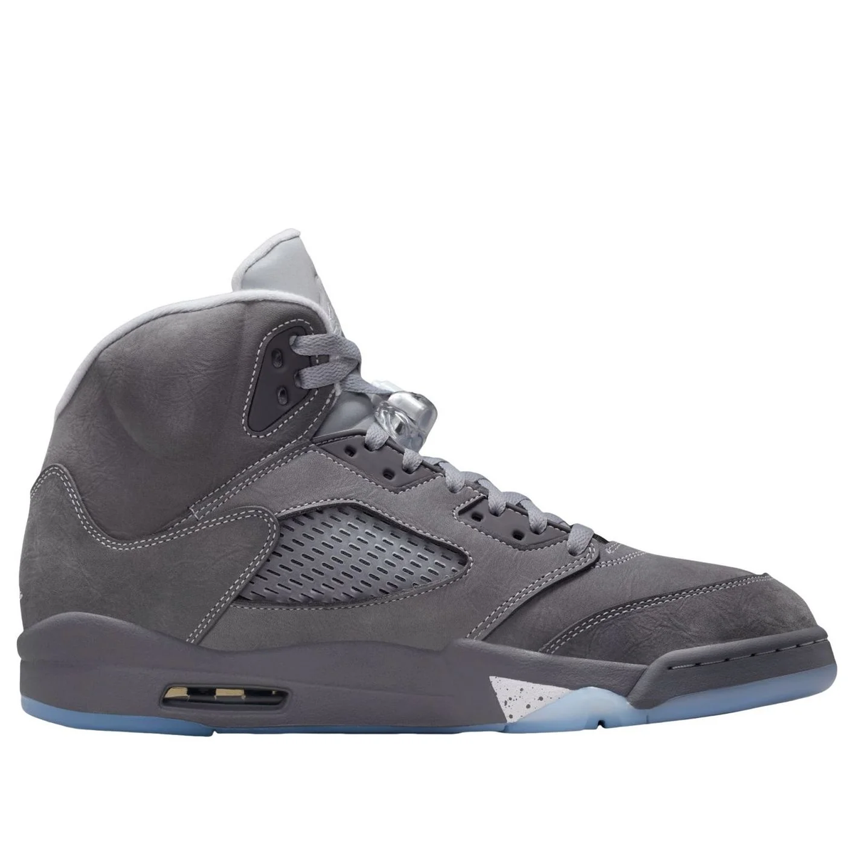 Nike Air Jordan 5 Retro Gray & Icy Blue Sneakers