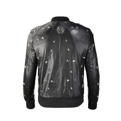 New-Black Cowhide Jacket