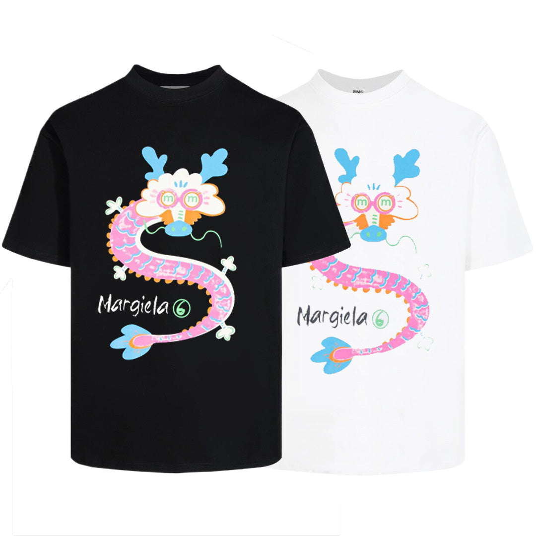 Maison Margiela MM6 Couples' Style T-Shirt