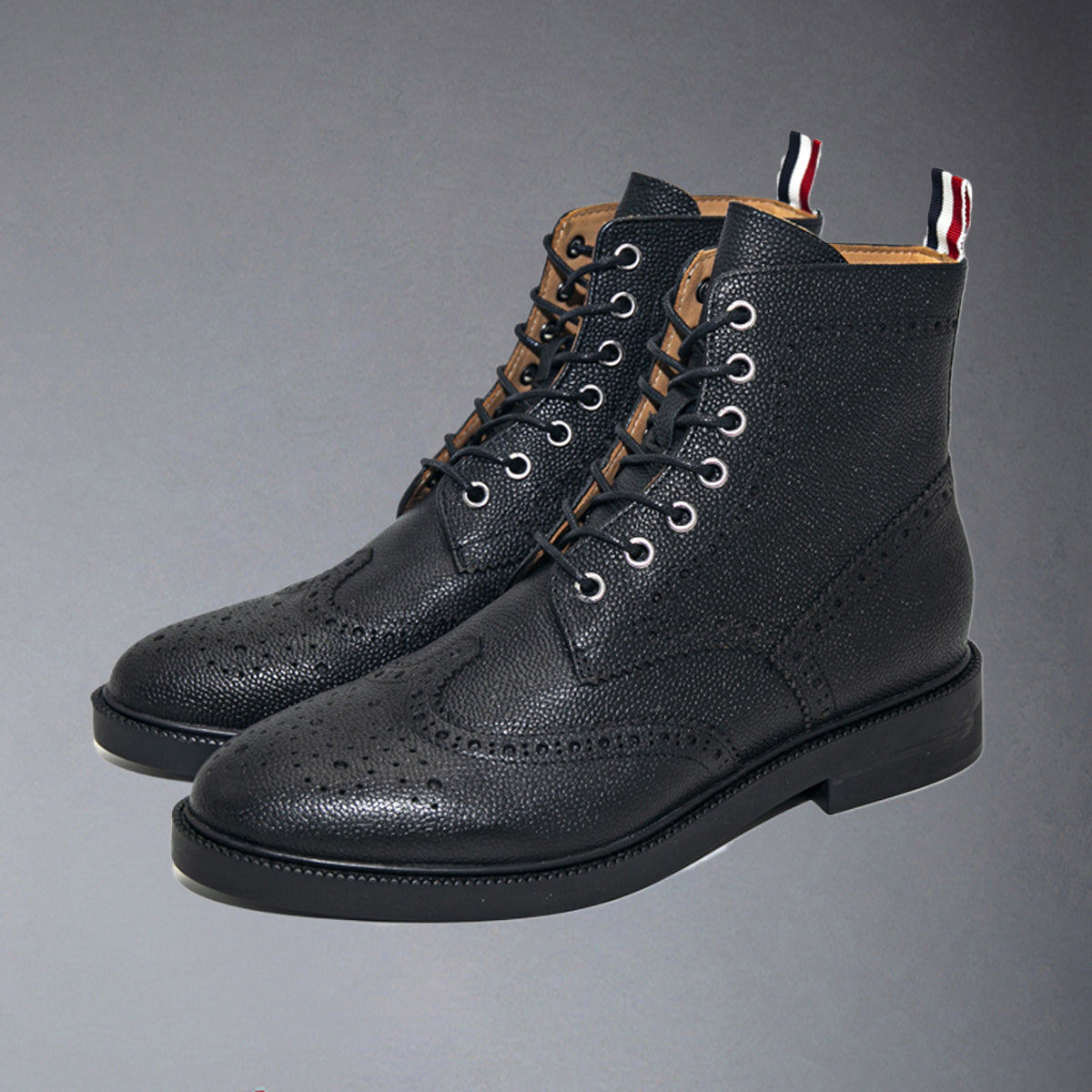 Thom Browne  High Top leather Shoe