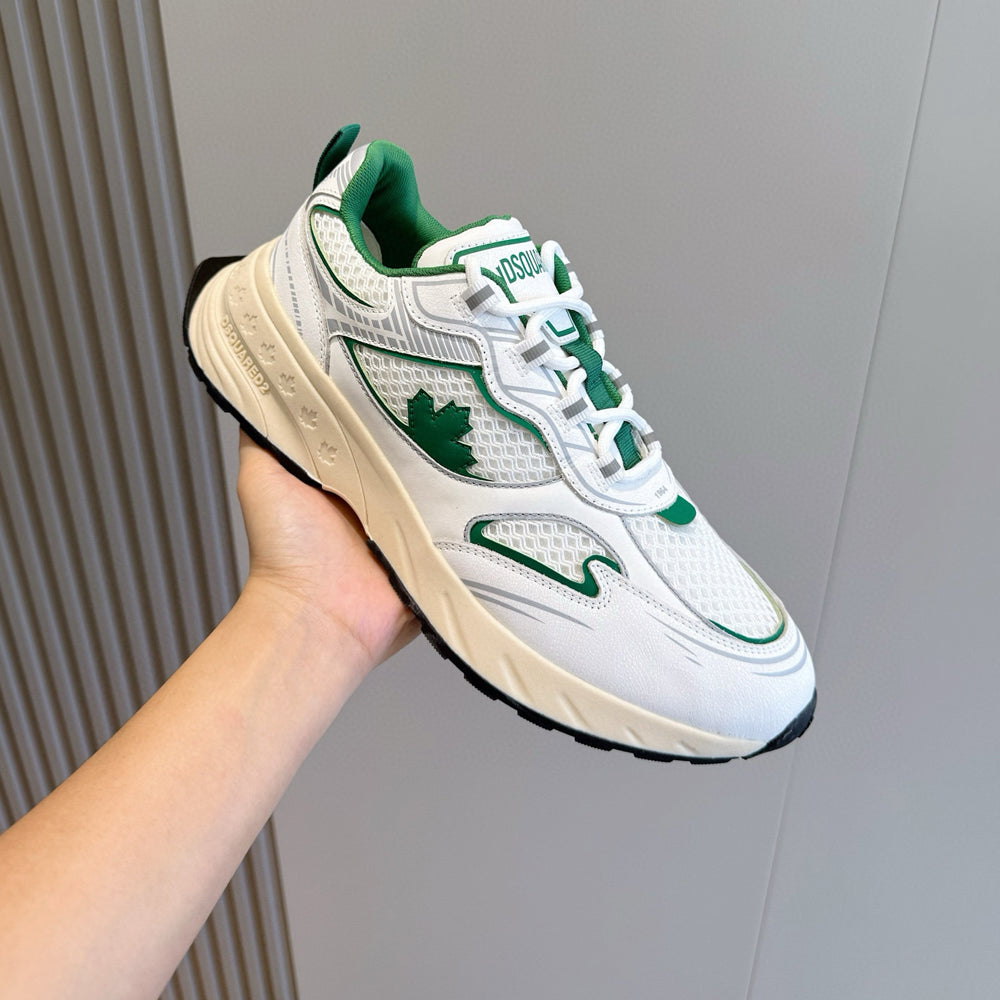 DSQ2 2026 Men's shoe Leather sneakers