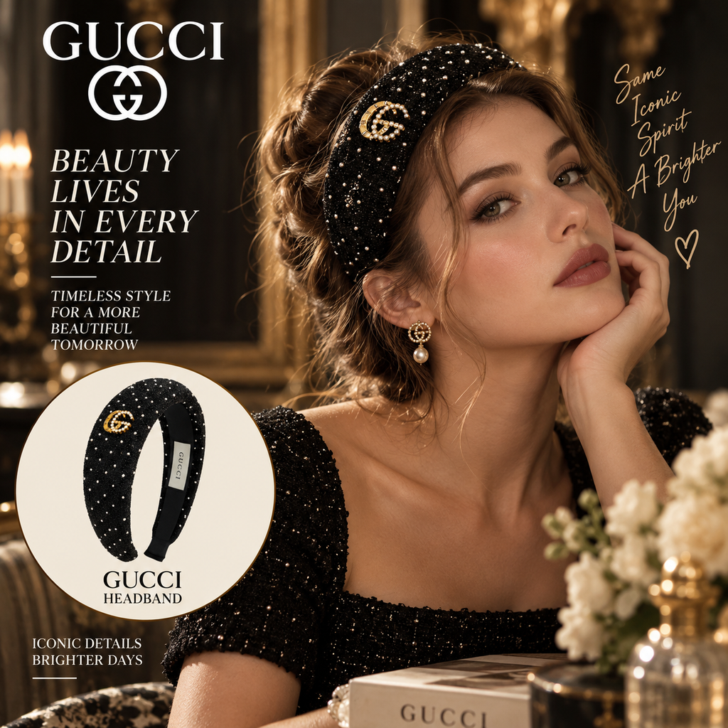 GUCCI Elevated Headband | Polished Hair Accessory