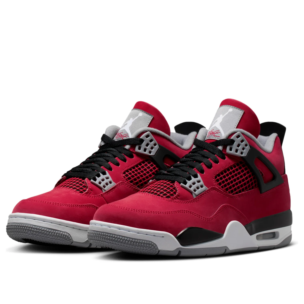 Nike Air Jordan 4 Retro Red Black & Gray Sneakers