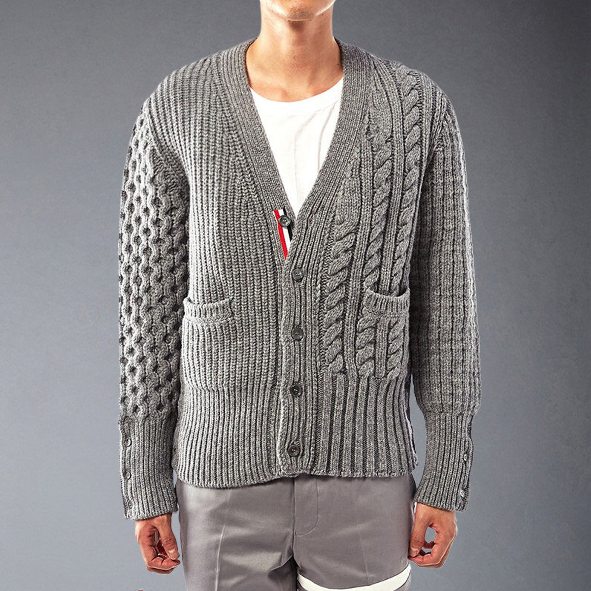 Thom Browne Knitted sweater jacket