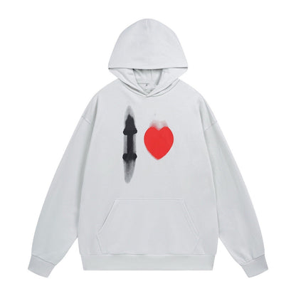 2025SS Couples Graphic Print Hoodie | Unisex Streetwear