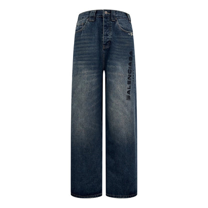 2025SS New Loose Fit LOGO  Jeans