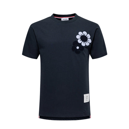 Thombrowne Floral Embroidery T-shirt