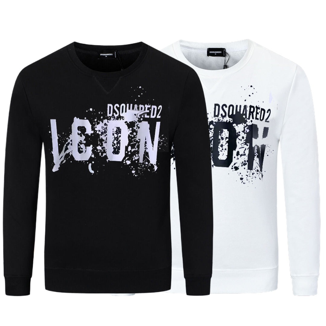 New-D2 2025SS Print Sweatshirt