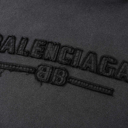 2025SS Distressed Print Couples Hoodie – Unisex Streetwear