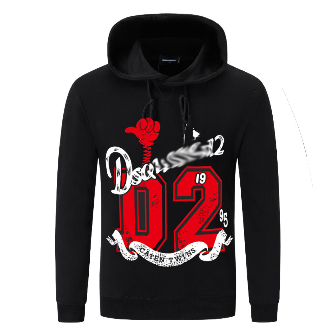 New-D2 LOGO Print Hoodie