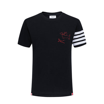Thom Browne Puppy Embroidery T-shirt