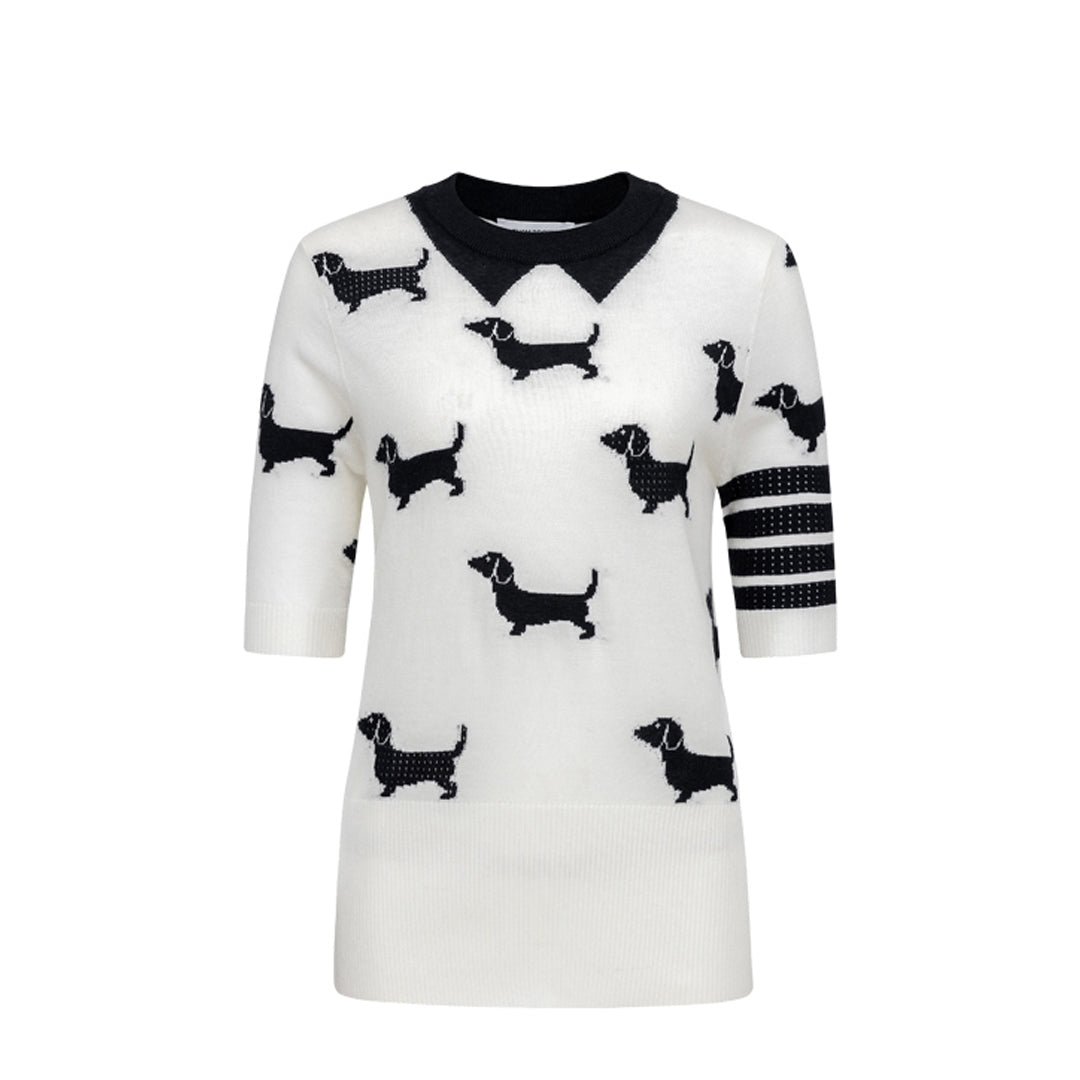 Thom Browne  women puppy T-shirt