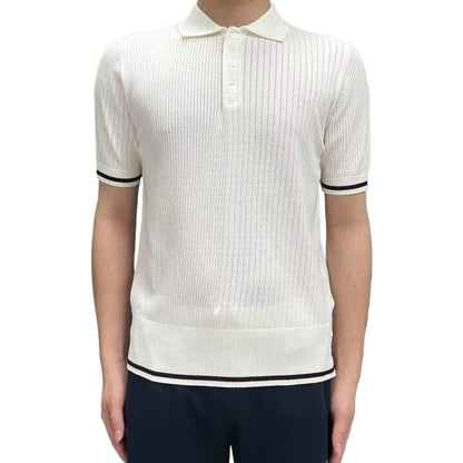 Thom Browne 2025ss Men Wool POLO T-shirt