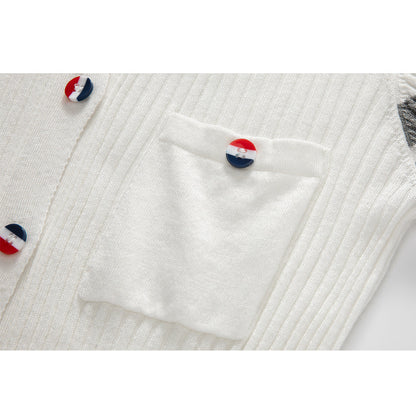 Thom Browne Women Color buckle POLO shirt