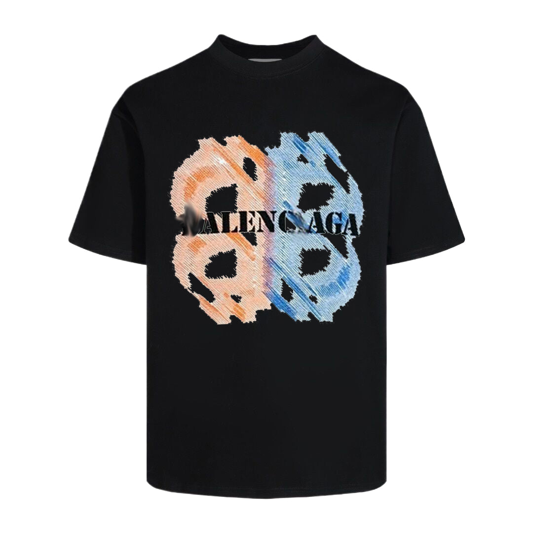 Balenciaga 2025 SS Signature Logo Print T-Shirt – 100% Cotton