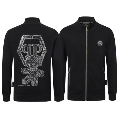New-2025 Sports Black Hoodie