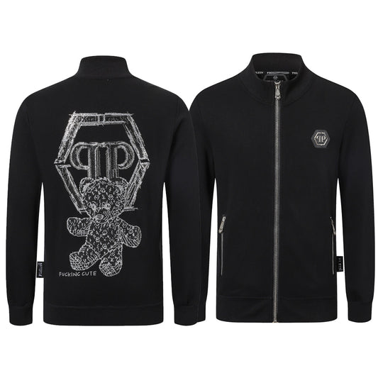 New-2025 Sports Black Hoodie