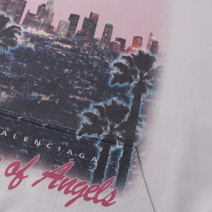 2025SS Print Loose Fit Hoodie | Unisex Oversized Cotton Streetwear