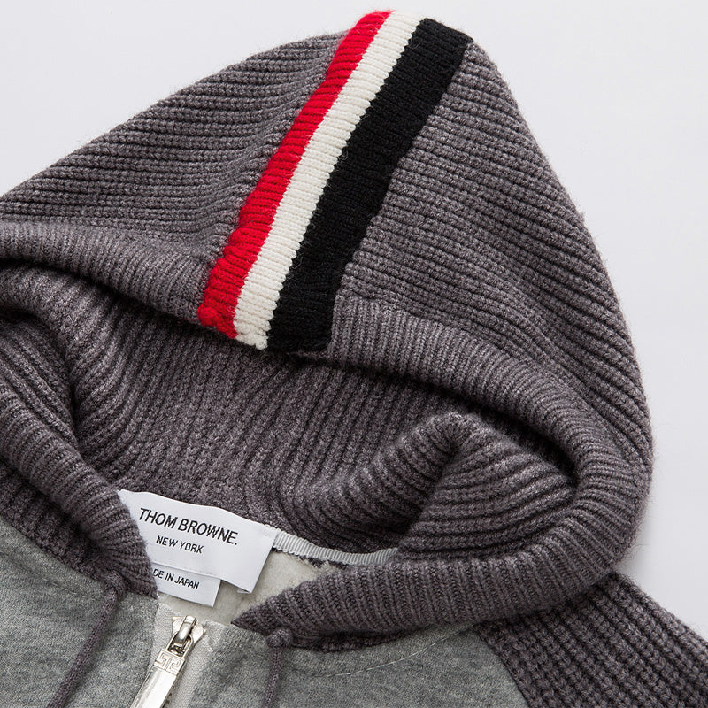 Thom Browne Couple Plush Hoodie