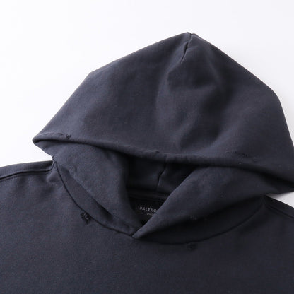 2025SS Men's Distressed Oversized Hoodie