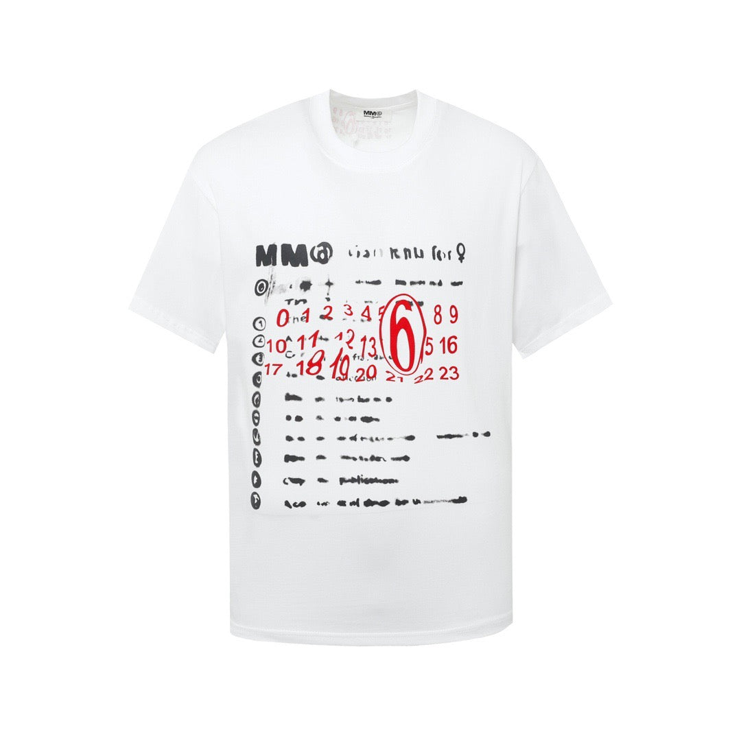 Maison Margiela MM6 Couples' Style T-Shirt