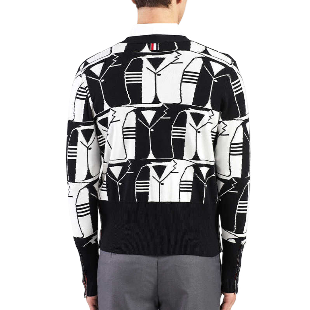 Thom Browne Contrast color sweater