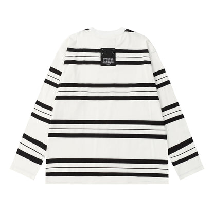 Maison Margiela 2026 Couples' Style Striped Hoodie