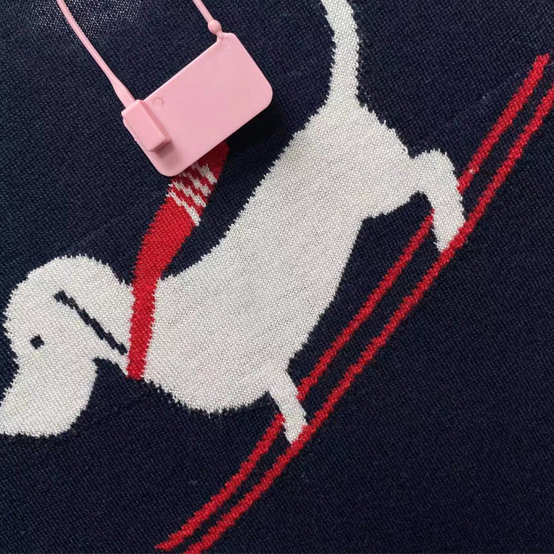 Thom Browne  Women puppy POLO shirt