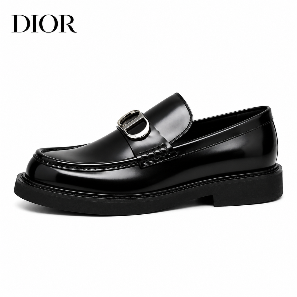 Dior Polished Leather Dress Shoes — CD Loafer & Derby, 4 Styles