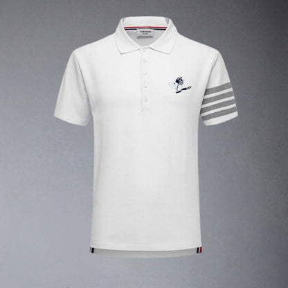 Thom Browne Puppy Embroidery POLO Shirt