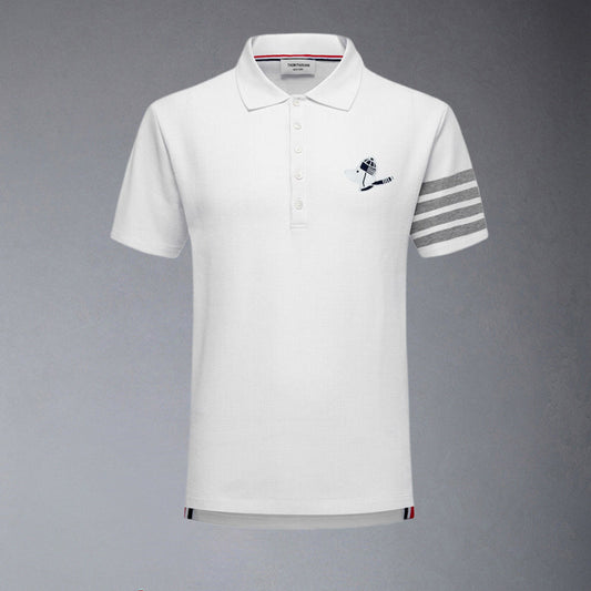 Thom Browne Puppy Embroidery POLO Shirt