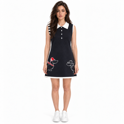 Thom Browne Women's Sleeveless Vest Dress