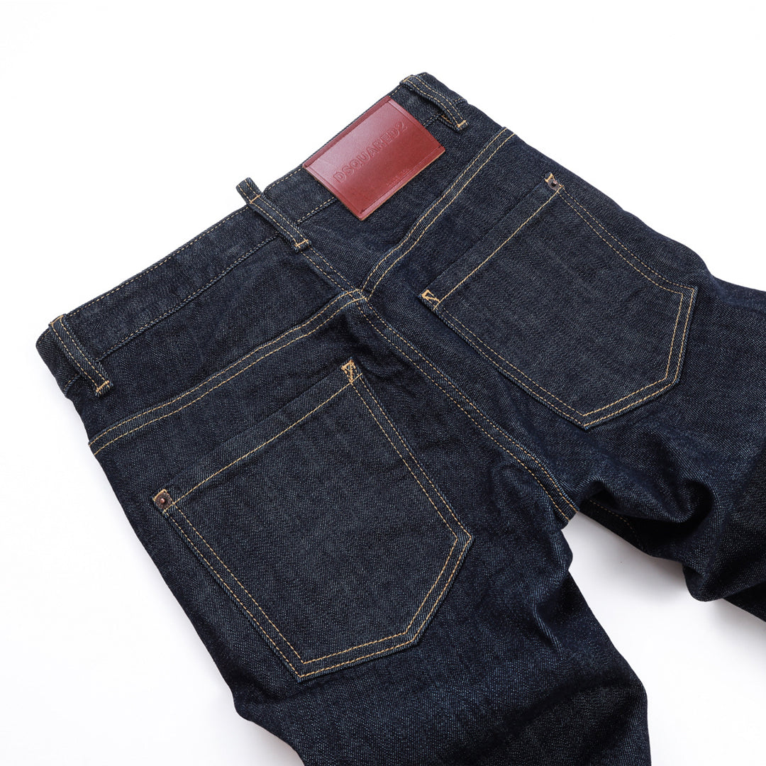 New-DSQ2 Ripped Patch Jeans