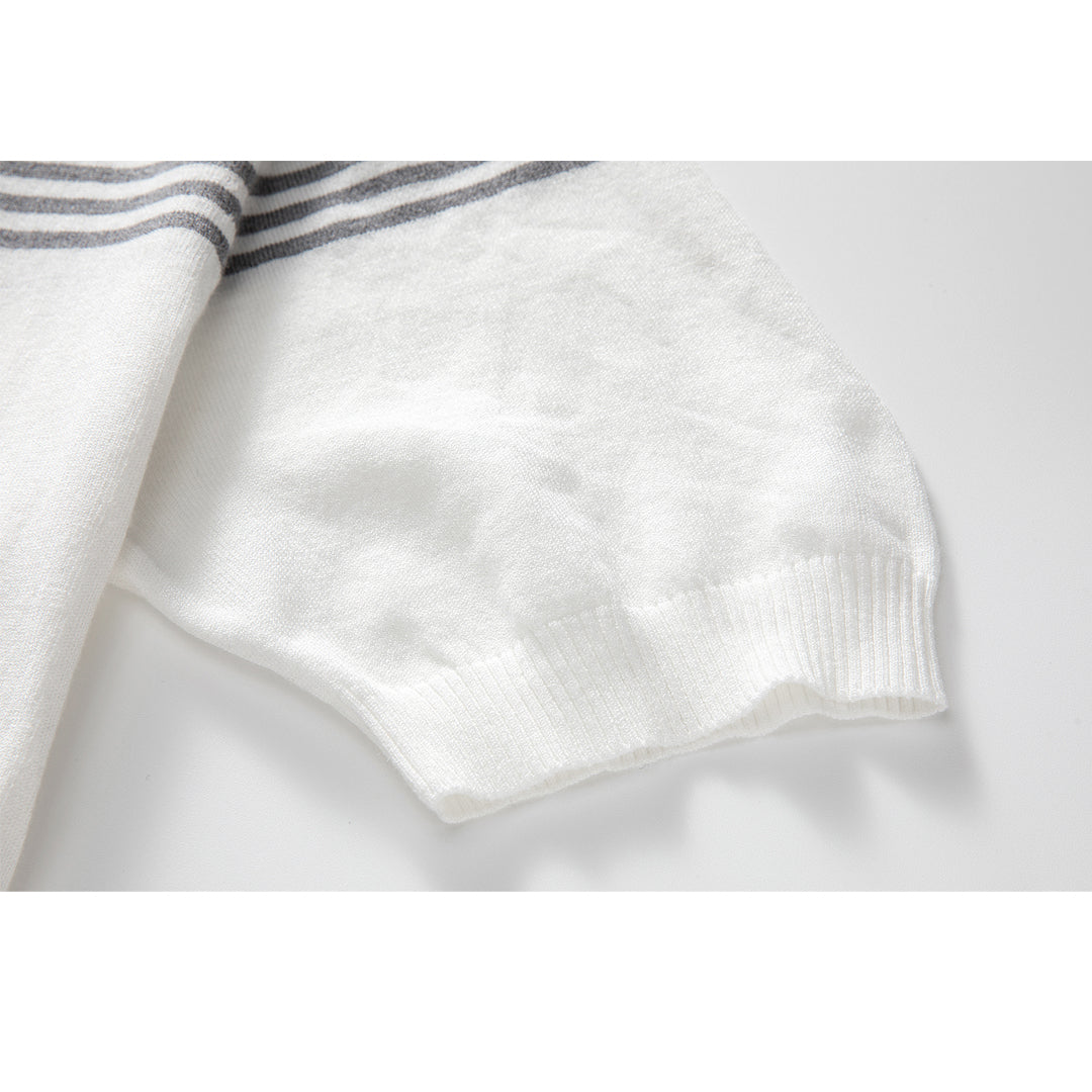 Thom Browne Grey POLO Shirt