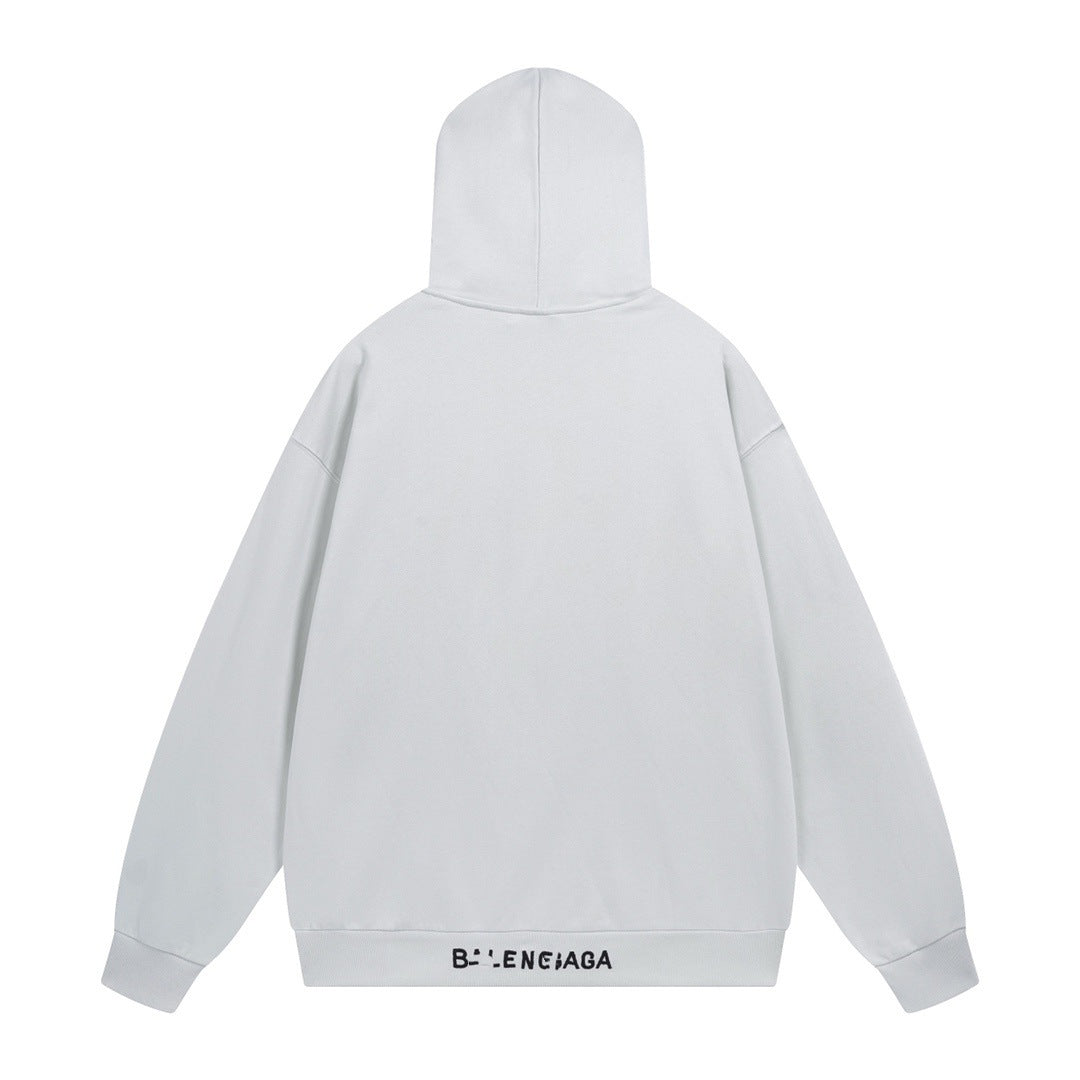 2025SS Couples Graphic Print Hoodie | Unisex Streetwear