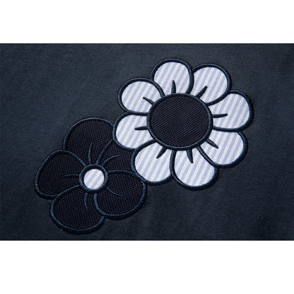 Thombrowne Floral Embroidery T-shirt