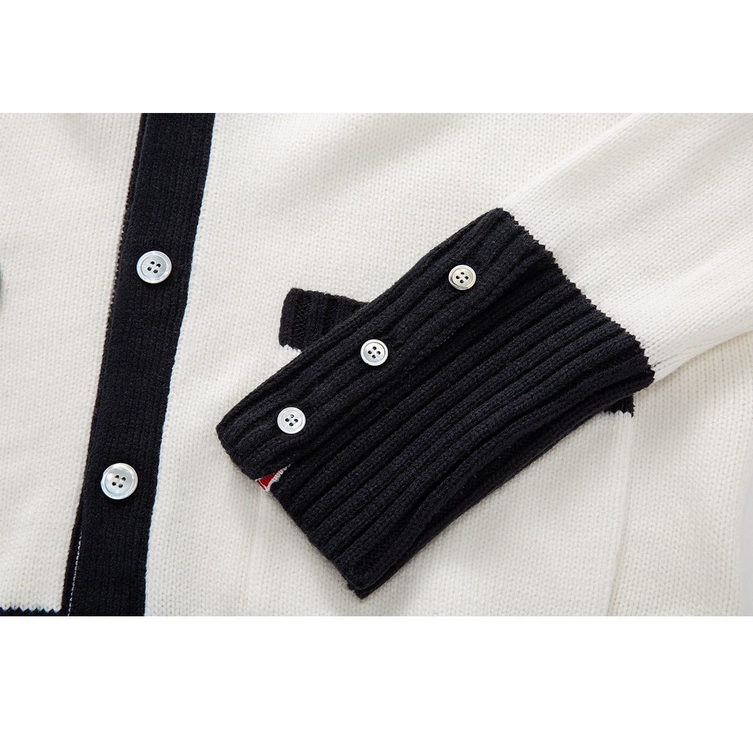 Thom Browne 2025ss Colorblock sweater