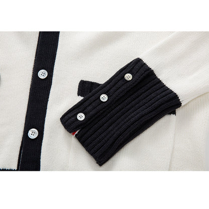 Thom Browne 2025ss Colorblock sweater