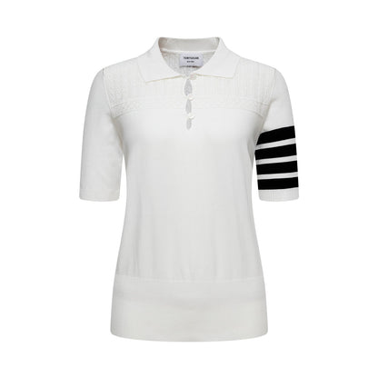 Thom Browne Women Bear POLO shirt