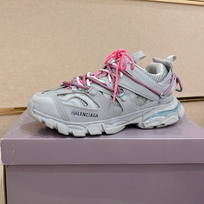 Balenciaga Unisex Distressed Vintage Leather Sneakers | Runway-Inspired Style