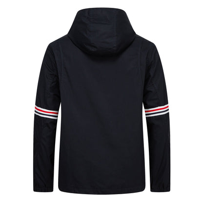 Thom Browne  Khaki Hooded Jacket