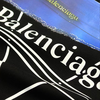 2025SS Black Couples Oversized Hoodie