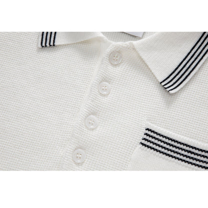 Thom Browne Women stripe POLO shirt