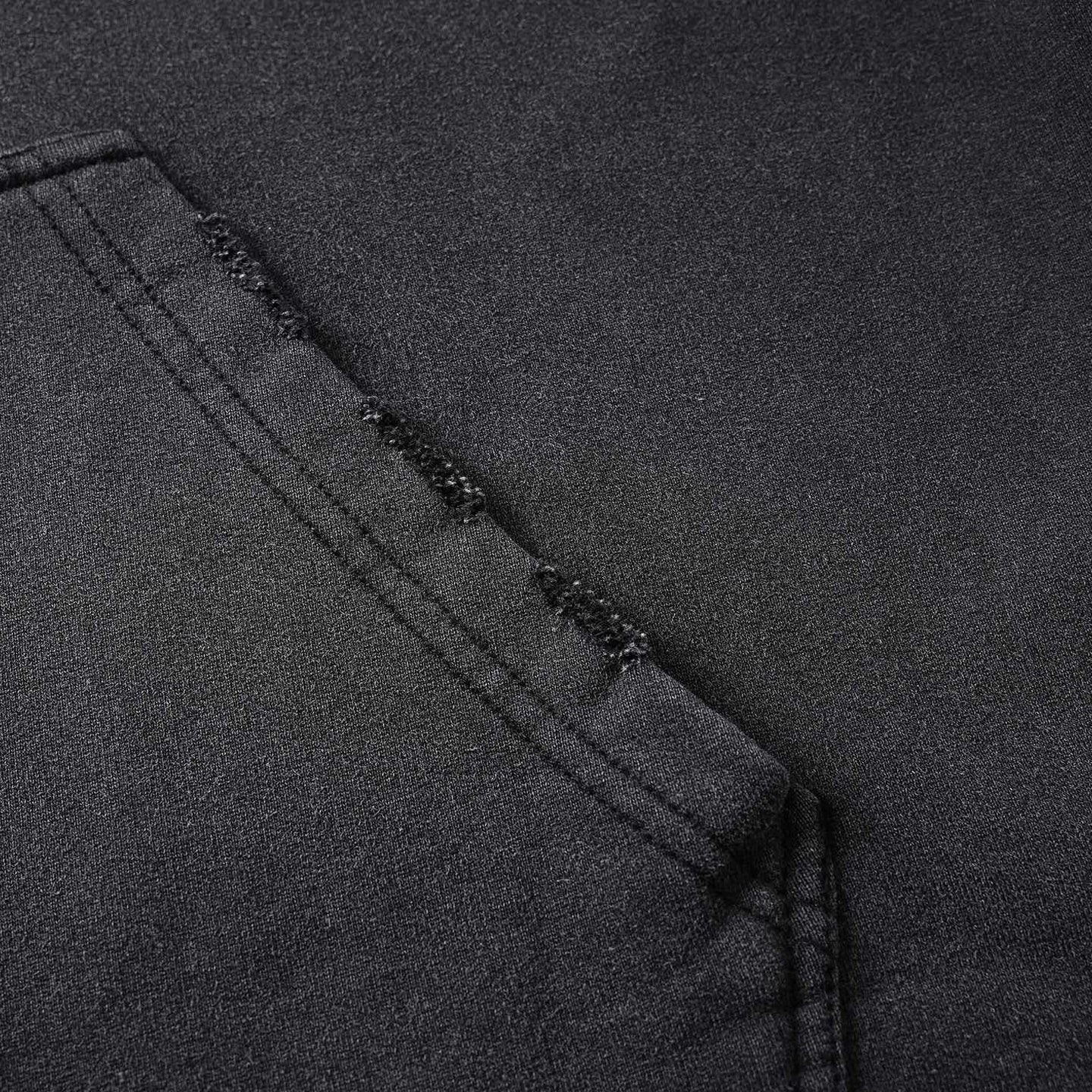 2025SS Distressed Print Couples Hoodie – Unisex Streetwear