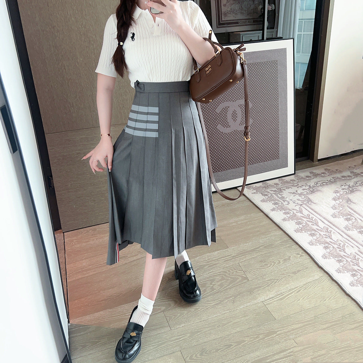 Thom Browne  2025SS Women's Long skirt