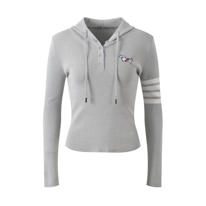 Thom Browne 2025ss Knitted Hoodie