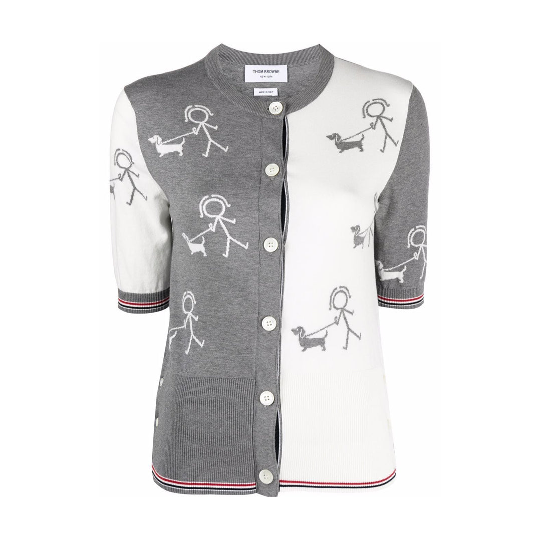 Thom Browne  Women puppy POLO shirt